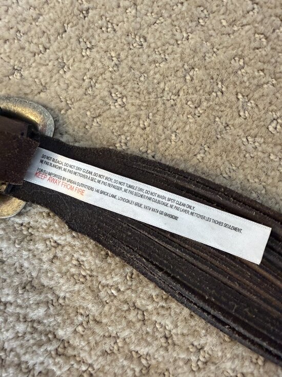 FP Free People Paxon Waist Belt S/M Black main image 6